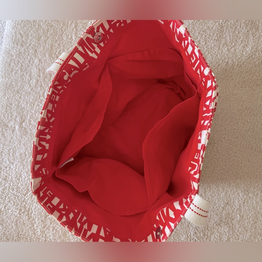 Red white Calvin Klein Large Sturdy Tote Bag - Picture 3 of 3